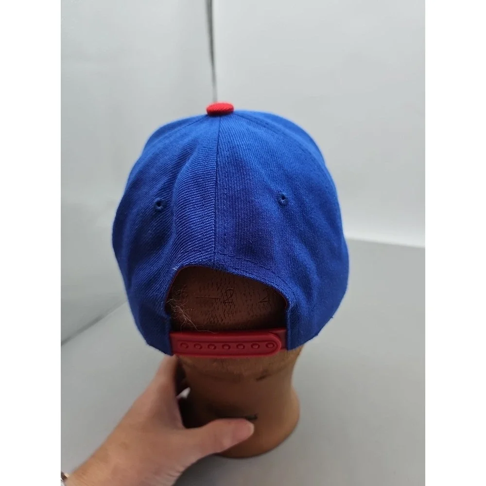 Marvel‎ Captain America Adjustable Snapback Cap Hat Blue/Red/White One Size